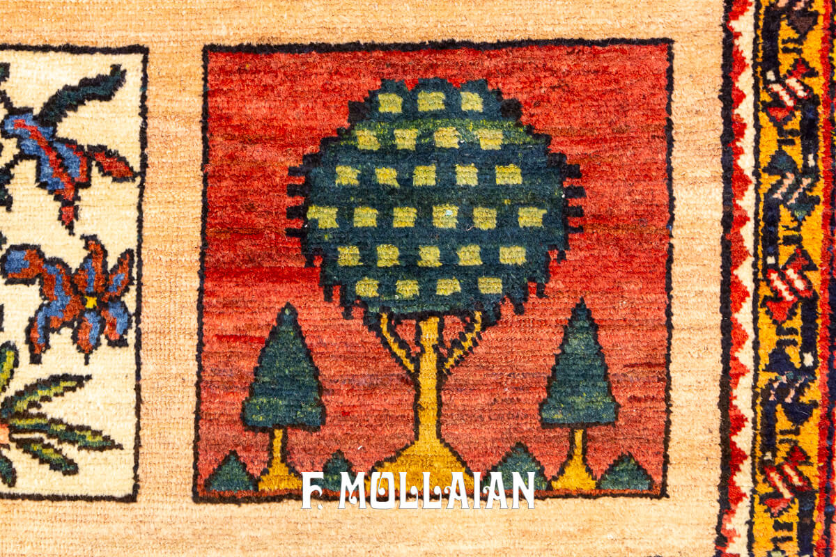 Bakhtiari Rug Very Large Garden Design n°:818996